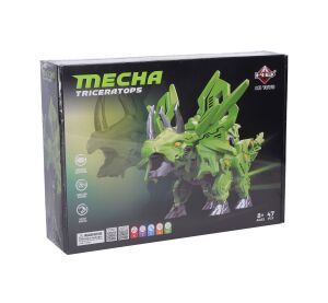 Stavebnice RC dino robot Mecha Triceratops set 23,7 cm