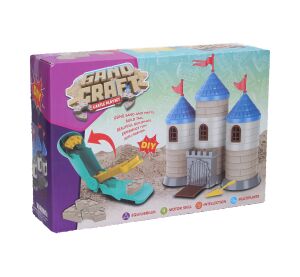 Kinetický písek sada na stavbu s cihliček Hrad 750g - český obal