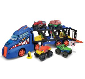 Tahač s monster truck dráhou 45cm