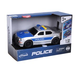 Auto policejní s efekty 15,5 cm