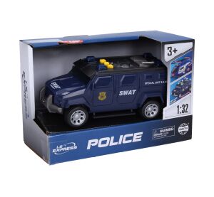 Auto policejní s efekty 16,5 cm