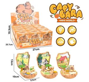 Figurka kapybara v krabičce set 10 cm