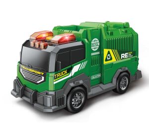 Auto popelářské s efekty 16 cm