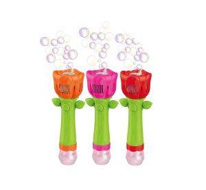Bublifuk růže se světelnými efekty 100 ml 26 cm