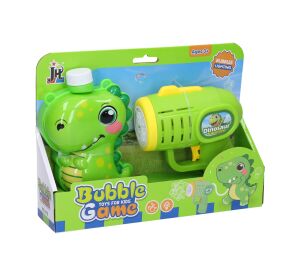 Bublifuk pistole s externí nádržkou dinosaurus 280 ml 15 cm