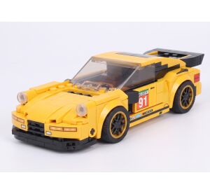 Stavebnice Auto žluté 16,5 cm