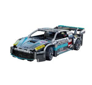 Stavebnice Auto šedé 26,4 cm