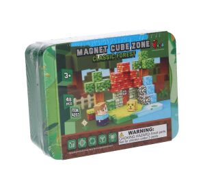 Stavebnice Magnet Cube Zone - Classic Forest 48 dílků