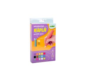 Náhradní náplně do 3D pera WIKY 15x3 m - český obal
