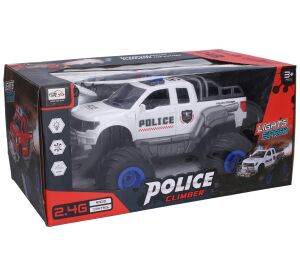Auto terénní policejní s efekty RC na dálkové ovládání 41,5 cm