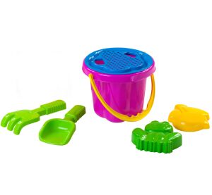 Sada na písek s kyblíkem a sítkem 16 cm