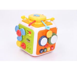 Motorická kostka s efekty 21cm