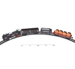 Vlakový set se světelnými efekty 122x68 cm