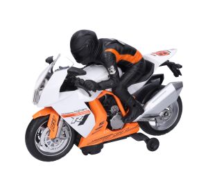 Motorka Závodní s jezdcem 28 cm