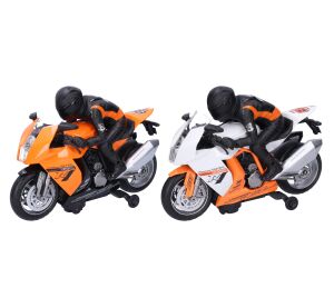 Motorka Závodní s jezdcem 28 cm
