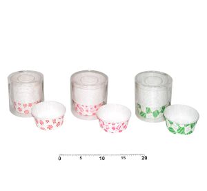 Košíčky cukrářské pevné barevné (pr.7,5cm, v.4cm) - 25ks