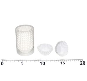 Košíčky cukrářské bílé 6cm (pr.3cm, v.1,5cm) - 200ks