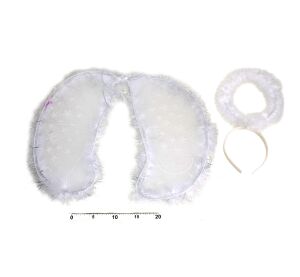 Andělský karneval set křídla + svatozář
