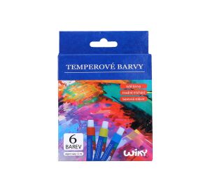 Temperová barva set kov 6ks - 12ml