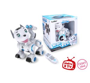 Robotický pes RC světelné a zvukové efekty
