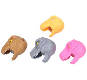 Dinosauří hlava mačkací 9 cm