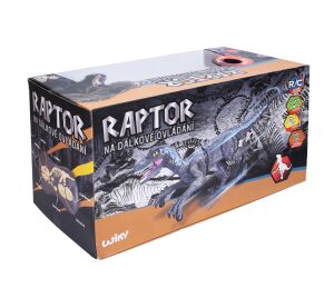 Raptor RC na dálkové ovládání šedý 45 cm