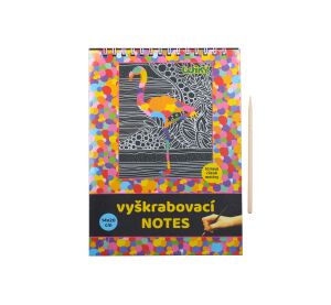 Vyškrabovací notes 14x20cm / 10 listů