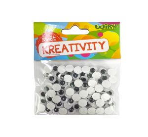 Oči pohyblivé 10mm, 100ks