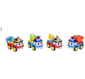 Auto stavební s obličejem 13 cm