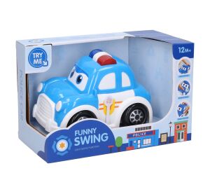 Auto policejní s efekty 15cm