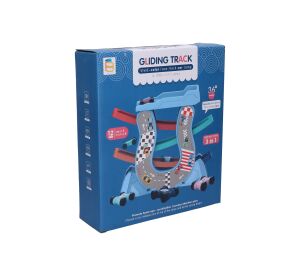 Autodráha s rampami 4 mini auta