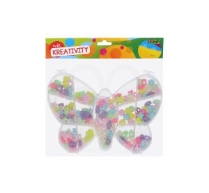 Korálky set 55g - Motýl