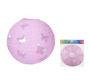 Lampion koule 30 cm - Motýl