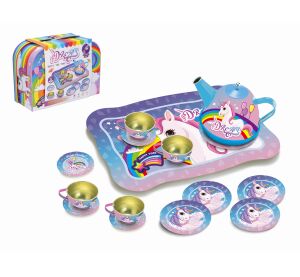 Čajový set kufřík jednorožec 25 x 19 x 10 cm