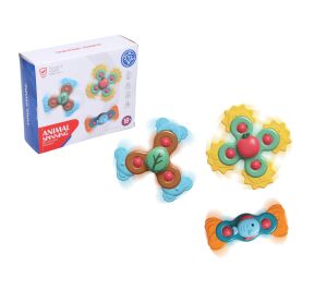 Baby spinnery - kousátka s přísavkou 3 ks