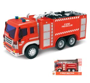 Auto hasičské se stříkačkou a efekty 28 cm - český obal