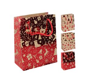 Dárková taška M 32x26x12 cm Vánoce