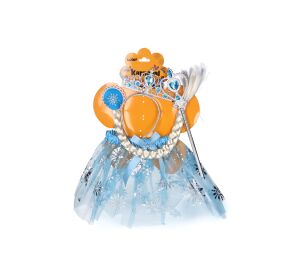 Set karneval - princezna světle modrá