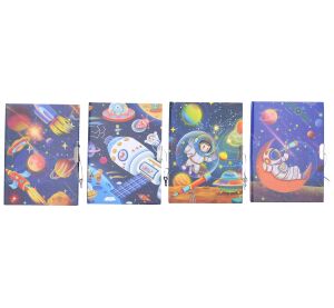 Památník nelinkovaný se zámkem 13x18 cm Vesmír