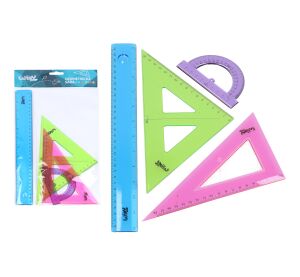 Geometrická sada barevná