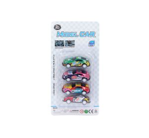Auta 4 ks 6,5 cm
