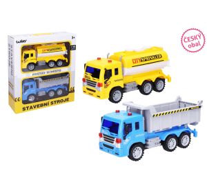 Auto nákladní a značky 2ks 25 cm - český obal