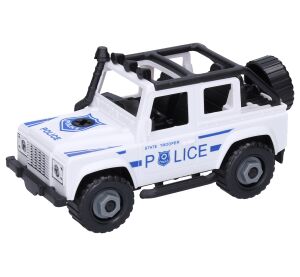 Auto džíp policie šroubovací 17,5 cm