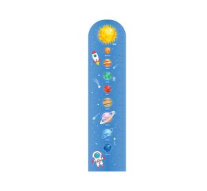 Dětský metr na zeď pěnový vesmír 120 cm