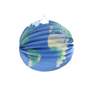 Lampion koule 25 cm Země