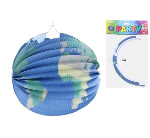 Lampion koule 25 cm Země