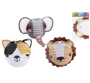 Lampion koule 25 cm Zvířátka