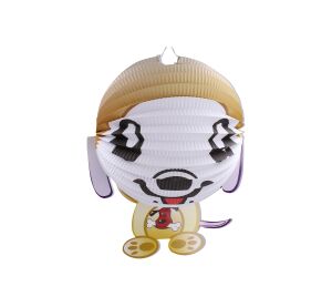 Lampion koule 25 cm s tělem Kočka/Pes