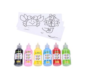 Barvy na sklo glitter 5+1 22ml