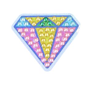 Kreativní set diamond nálepky s kamínky MIX